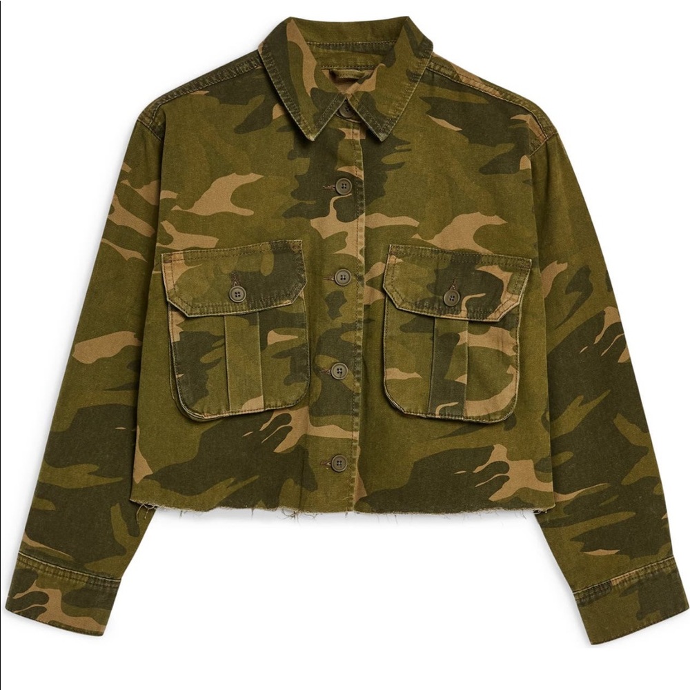 Top shop camouflage cropped jacket - Picture 2 of 6